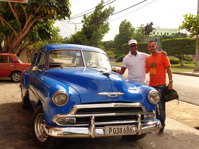 José and his classic car