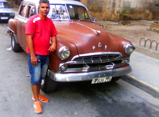 Ariam and his classic car