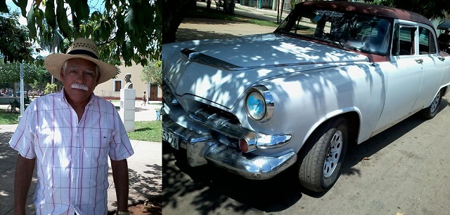 Ignacio and his classic car
